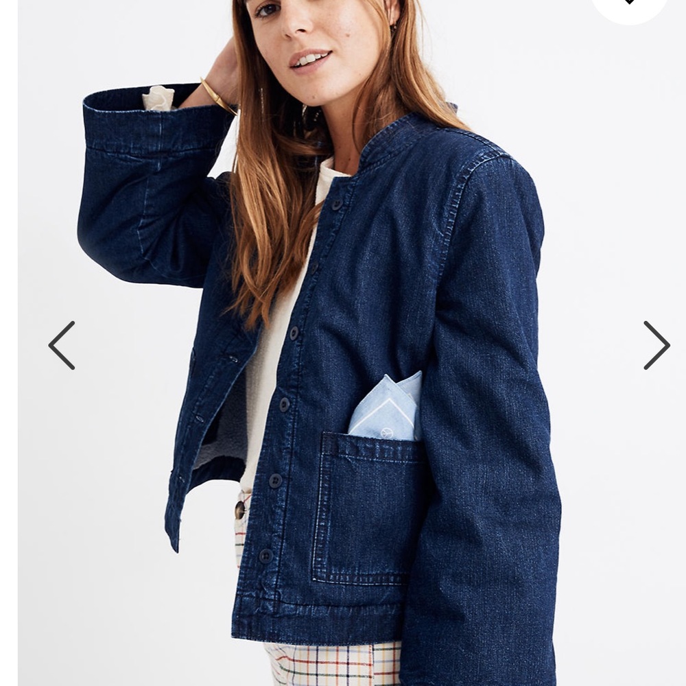 Madewell Reversible Sherpa Jean Jacket